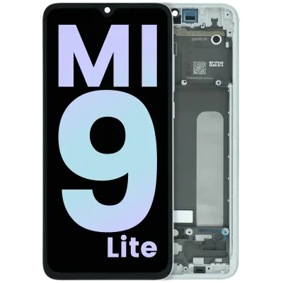 OLED Assembly With Frame For Xiaomi Mi 9 Lite M1904F3BG (Genuine) (White)