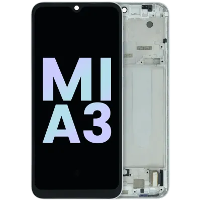 OLED Assembly With Frame For Xiaomi Mi A3 M1906F9SH (Genuine) (White)