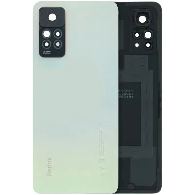 Back Cover Glass With Camera Lens For Xiaomi Redmi Note 11 Pro (Genuine) (Blue)