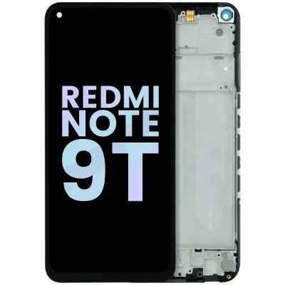 Дисплейний модуль (LCD) з рамкою для Xiaomi Redmi Note 9T (Genuine) (усі кольори)
