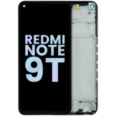 Дисплейний модуль (LCD) з рамкою для Xiaomi Redmi Note 9T (Genuine) (усі кольори)