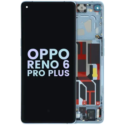 OLED Assembly With Frame For OPPO Reno 6 Pro+ 5G (Genuine) (Blue)