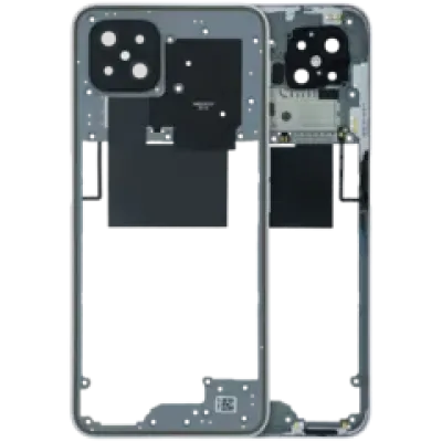 Корпус середньої частини для OPPO Reno 4 Z 5G CPH2065 (Genuine) (білий)