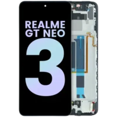 Дисплейний модуль (OLED) з рамкою для Realme GT Neo 3 (Genuine) (всі кольори)