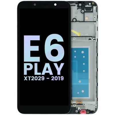 LCD Assembly With Frame For Motorola Moto E6 Play XT2029 (Genuine OEM) (All colors)