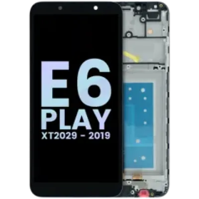 Дисплейний модуль (LCD) з рамкою для Motorola Moto E6 Play XT2029 (Genuine OEM) (всі кольори)