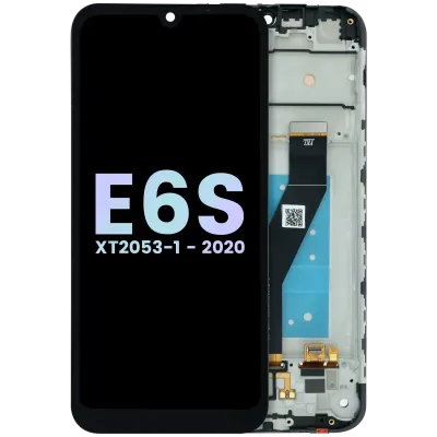 Дисплейний модуль (LCD) з рамкою для Motorola Moto E6s XT2053 (Genuine OEM) (всі кольори)