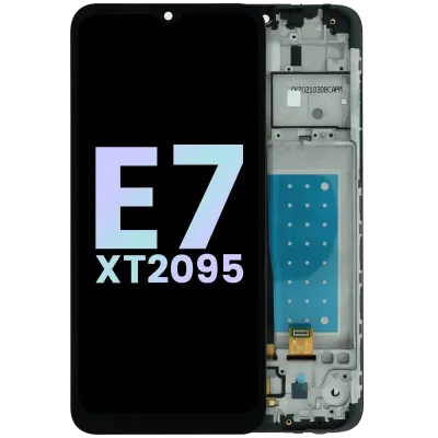 LCD Assembly With Frame For Motorola Moto E7 XT2095 (Genuine OEM) (All Colors)