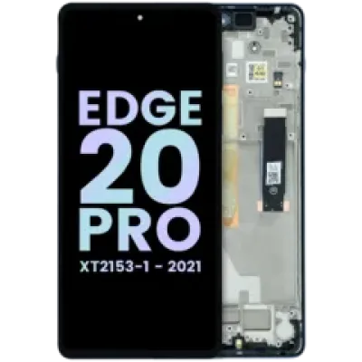 Дисплейний модуль для Motorola Edge 20 Pro XT2153 (Genuine OEM) (OLED) (Midnight Blue)