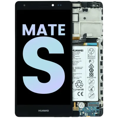 Дисплейний модуль OLED з рамкою для Huawei Mate S CRR-L09 (Huawei Genuine) (чорний)