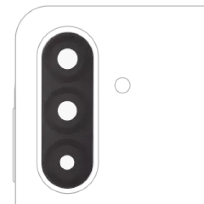 Скло камери з проклейкою для Samsung Galaxy A26 5G (A266 / 2025)