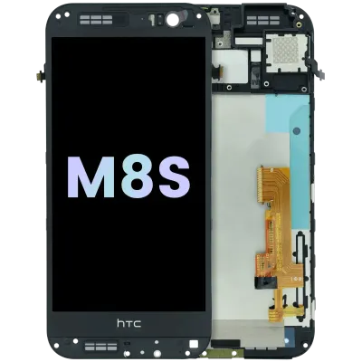 Дисплейний модуль з рамкою для HTC One M8s OPKV100 (Genuine) (сірий)