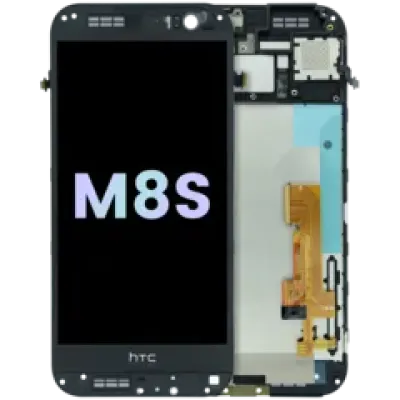 Дисплейний модуль з рамкою для HTC One M8s OPKV100 (Genuine) (сірий)