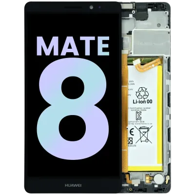 Дисплейний модуль з рамкою для Huawei Mate 8 NXT-L09 (Genuine) (Усі кольори)