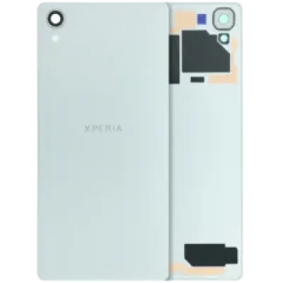Заднє скло зі склом камери для Sony Xperia X (Genuine) (білий)