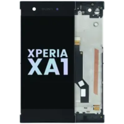 Дисплейний модуль (LCD) з рамкою для Sony Xperia XA1 (Genuine) (чорний)