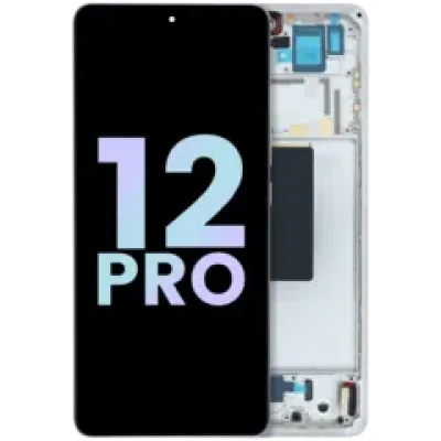 Дисплейний модуль (OLED) з рамкою для Xiaomi 12 Pro (Genuine) (Violet Gold)