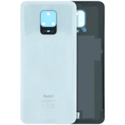 Задня кришка для Xiaomi Redmi Note 9s без скла камери (Genuine) (білий)