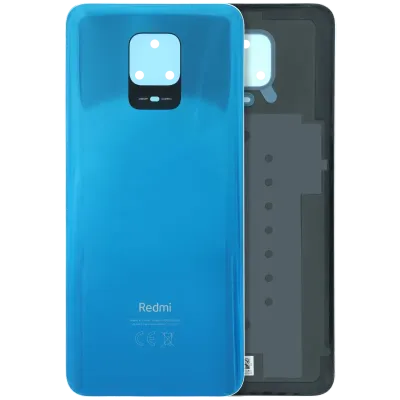 Back Cover Glass Without Camera Lens For Xiaomi Redmi Note 9s (Genuine) (Blue)