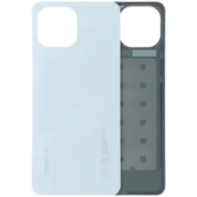 Задня кришка для Xiaomi 11 Lite 5G NE без скла камери (Genuine) (білий)