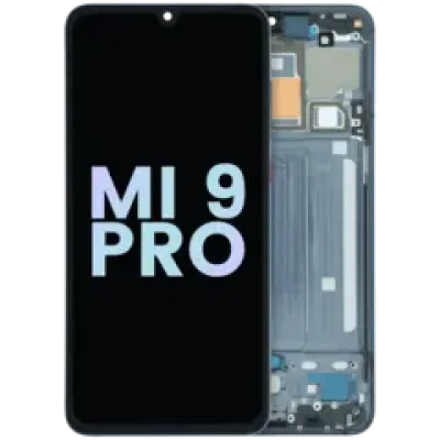 Дисплейний модуль (OLED) з рамкою для Xiaomi Mi 9 Pro (Genuine) (чорний)