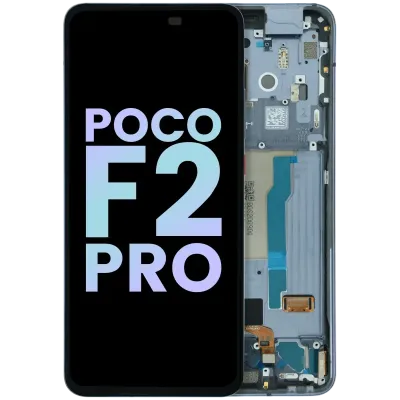 OLED Assembly With Frame For Xiaomi Poco F2 Pro (Genuine) (Black)