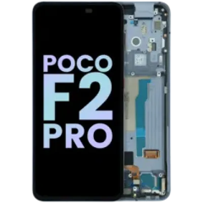 Дисплейний модуль (OLED) з рамкою для Xiaomi Poco F2 Pro (Genuine) (чорний)