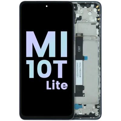 Дисплейний модуль (LCD) з рамкою для Xiaomi Mi 10T Lite / Redmi Note 9 Pro 5G (Genuine) (синій)