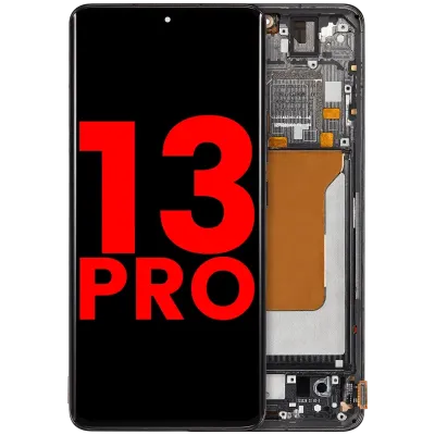 Дисплейний модуль (OLED) для Xiaomi 13 Pro (With Frame) (Aftermarket Plus) (чорний)