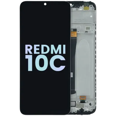 LCD Assembly With Frame For Xiaomi Redmi 10C (Genuine OEM) (All Color)