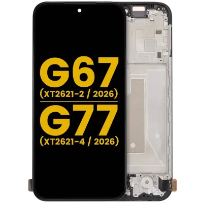 Дисплейний модуль для Motorola G67 (XT2621-2 / 2026) / G77 (XT2621-4 / 2026) (Refurbished) (OLED) (всі кольори)