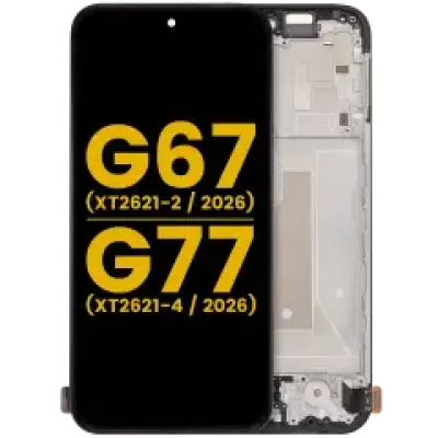 Дисплейний модуль для Motorola G67 (XT2621-2 / 2026) / G77 (XT2621-4 / 2026) (Refurbished) (OLED) (всі кольори)