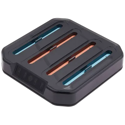 Універсальна підставка для зарядки KJH 4-in-1 для геймпадів Nintendo Switch 2 Joy-Con з RGB LED (Retail Packaging)