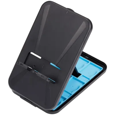 KJH Card Box Stand for Nintendo Switch / Switch 2 / Switch Lite / Switch OLED Console (Retail Packaging) (Blue)