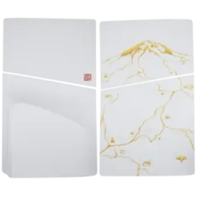 Панель обличчя (верхня та нижня) для PlayStation 5 Slim (Disc Edition) (Ghost Of Yotei)