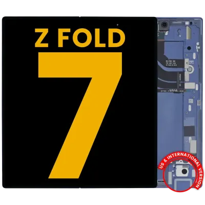 Дисплейний модуль OLED внутрішній з рамкою для Samsung Galaxy Z Fold 7 5G (US & International) (Refurbished) (Blue Shadow)