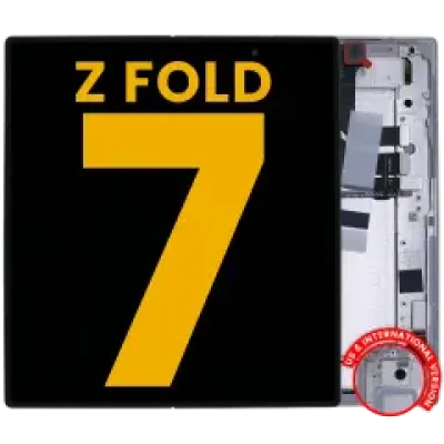 Дисплейний модуль OLED внутрішній з рамкою для Samsung Galaxy Z Fold 7 5G (US & International) (Refurbished) (Silver Shadow)