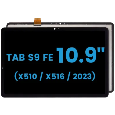 Дисплейний модуль (LCD) без рамки для Samsung Galaxy Tab S9 FE 10.9" (X510 / X516) (2023) (Aftermarket) (чорний)