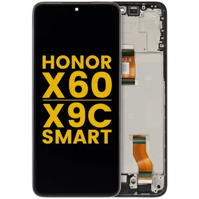 Дисплейний модуль (LCD) з рамкою для Honor X60 / X9c Smart (Refurbished) (чорний)
