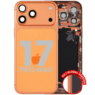 Корпус зі шлейфом зарядки й дрібними деталями для iPhone 17 Pro Max (EU / Global Version) (Used OEM Pull: Grade B) (Cosmic Orange)