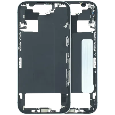 Mid-Frame Housing W/ Small Parts For iPhone Air (US / EU Version) (Used OEM Pull: Grade A) (Sky Blue)