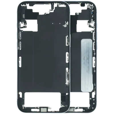 Mid-Frame Housing W/ Small Parts For iPhone Air (US / EU Version) (Used OEM Pull: Grade C) (Sky Blue)