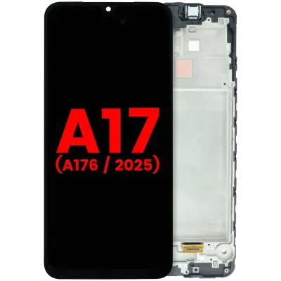 Дисплейний модуль OLED з рамкою для Samsung Galaxy A17 5G (A176 / 2025) (6.7") (Aftermarket Plus) (усі кольори)