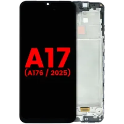 Дисплейний модуль OLED з рамкою для Samsung Galaxy A17 5G (A176 / 2025) (6.7") (Aftermarket Plus) (усі кольори)