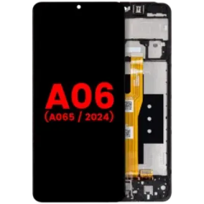 Дисплейний модуль (LCD) з рамкою для Samsung Galaxy A06 (A065 / 2024) (Aftermarket Plus) (усі кольори)