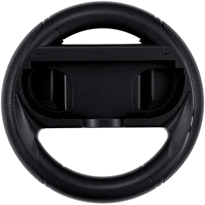 Racing Steering Wheel For Nintendo Switch 2 Joy-Con Controller (Black)