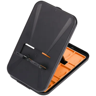 KJH Card Box Stand for Nintendo Switch / Switch 2 / Switch Lite / Switch OLED Console (Retail Packaging) (Orange)