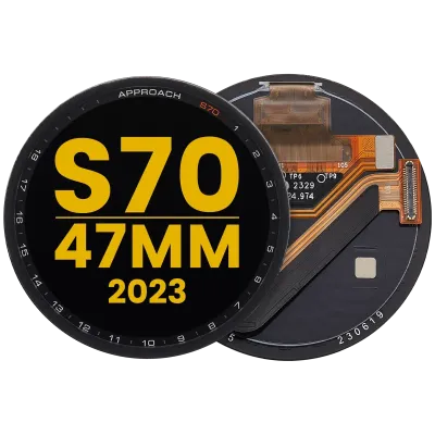 Дисплейний модуль для Garmin Approach S70 (47mm) (2023) (OLED) (Premium) (чорний)