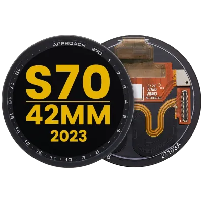 Дисплейний модуль для Garmin Approach S70 (42mm) (2023) (OLED) (Premium) (чорний)