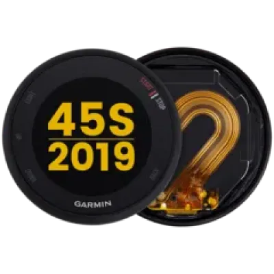 Дисплейний модуль з рамкою для Garmin Forerunner 45S (2019) (LCD) (Premium) (червоний)